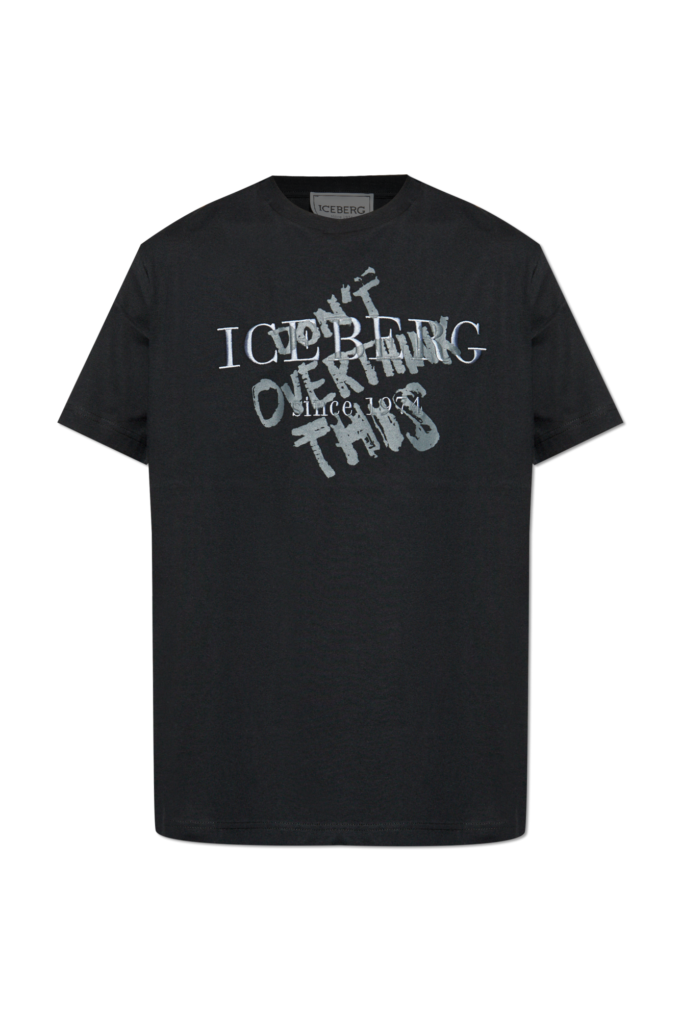 Black T-shirt with logo Iceberg - Vitkac GB